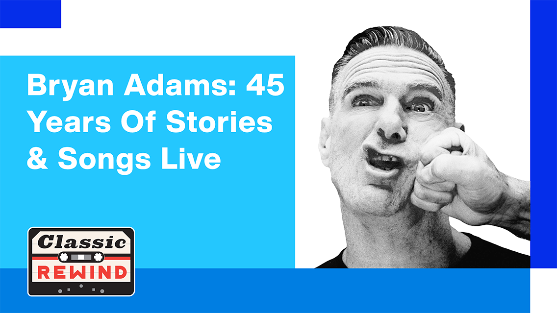 Listen: Bryan Adams Shares 45 Years of Stories on SiriusXM